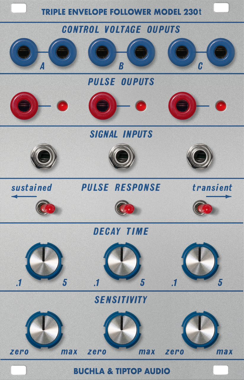 Buchla & Tiptop Audio Triple Envelope Follower Model 230t