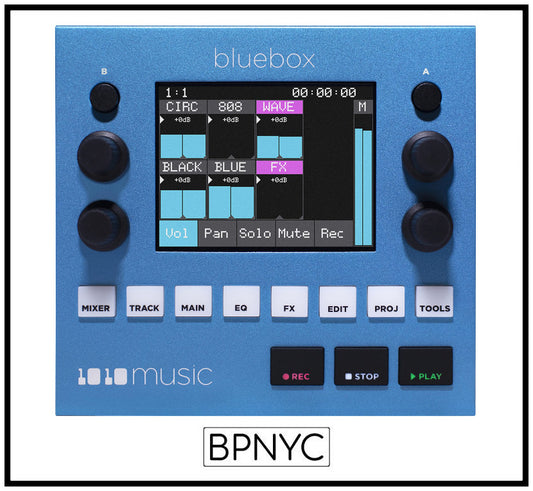 1010MUSIC Bluebox – Compact Digital Mixer/Recorder Pre-Order