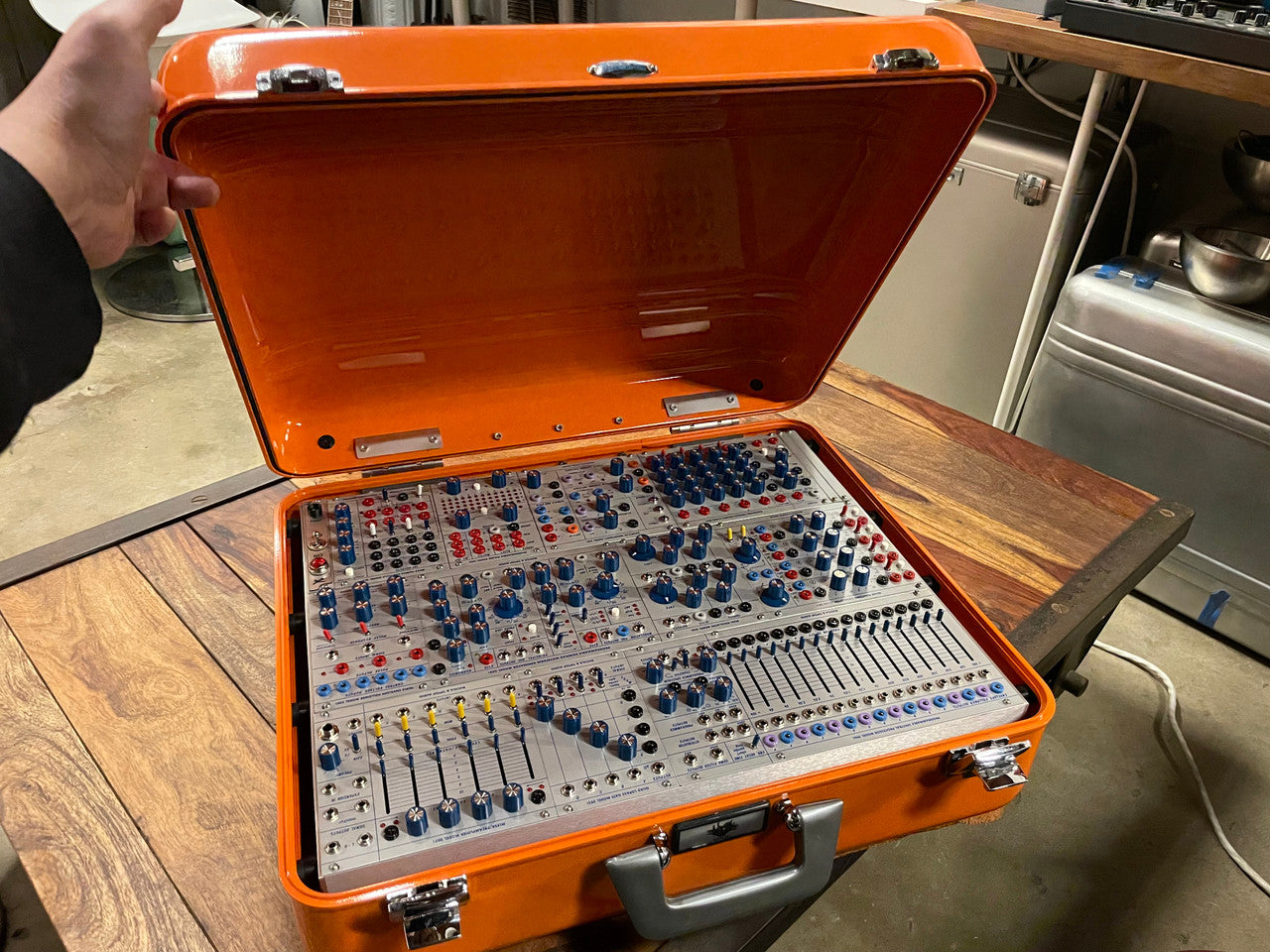 BPNYC ZERO Halliburton Eurorack Modular Travel Case 9U 96hp "ORANGE" Pre-Order