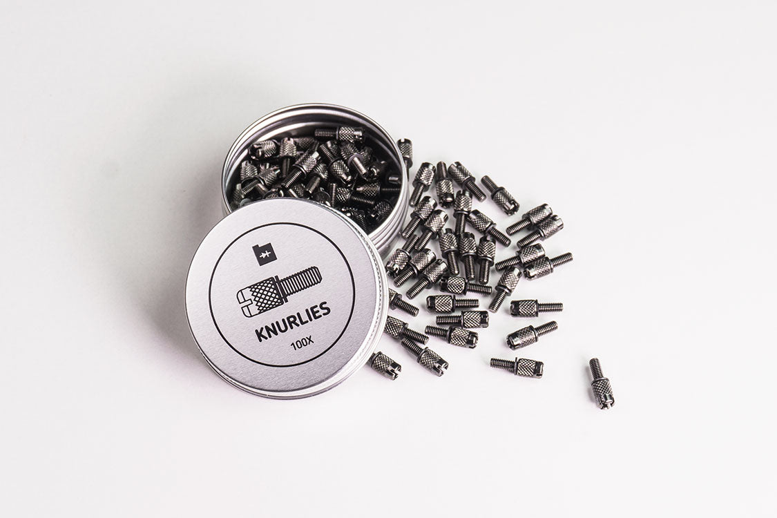 Befaco Knurlies 100 pack M3 Rack Screws for Eurorack Cases