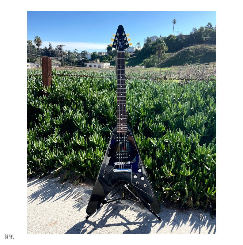 Gibson flying V 67 reissue フライングV Gibson Flying V '67 Reissue BLACK ON BLACK – BPNYC