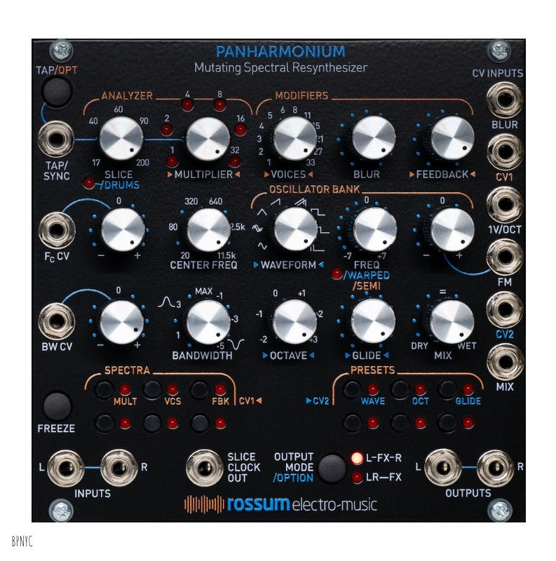 Rossum Panharmonium - Spectral Processor and Tone Generator Pre-Order