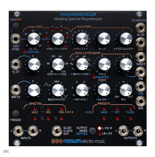 Rossum Panharmonium - Spectral Processor and Tone Generator