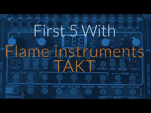 FLAME TAKT rhythm sequencer