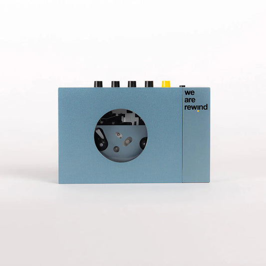 we are rewind BLUETOOTH CASSETTE PLAYER • KURT(blue)