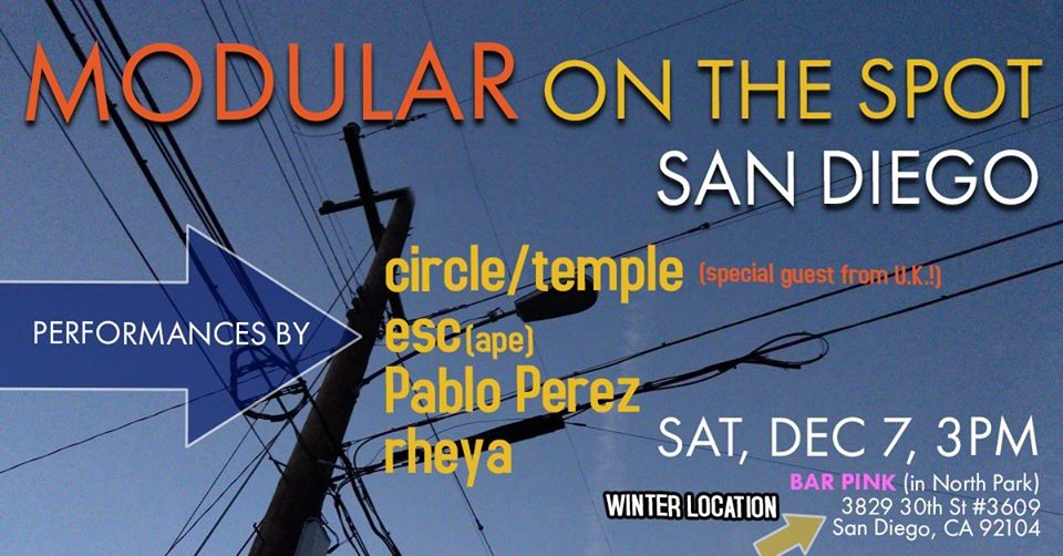 Modular On the Spot San Diego December 2019 edition is this weekend!!!