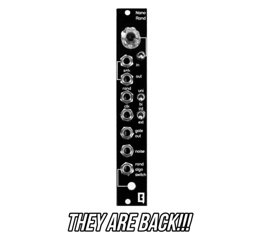 They are back! Gotta see the video!!!  Qu-Bit Electronix NANO RAND...