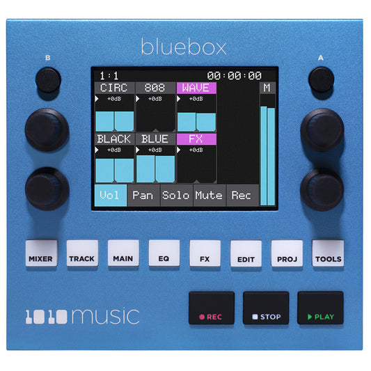 1010MUSIC Bluebox – Compact Digital Mixer/Recorder Pre-Order