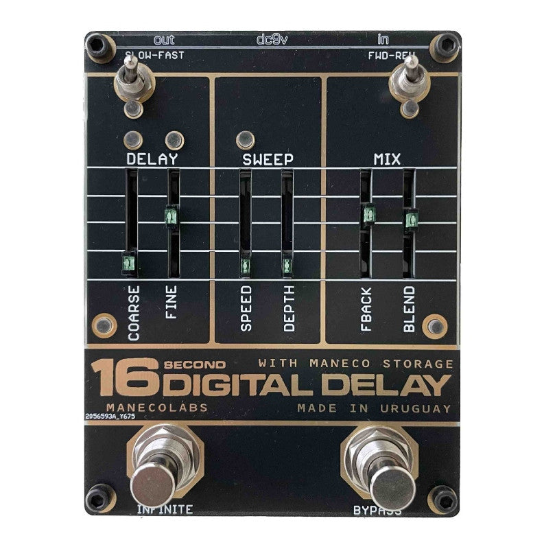 Maneco Labs SIXTEEN SECONDS DELAY VINTAGE COMPACT pedal