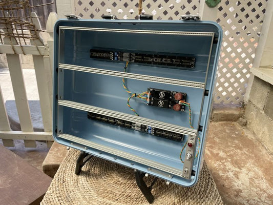 Buchla Tiptop 200t series with BPNYC ZERO Halliburton Eurorack Modular Travel Case 9U #2
