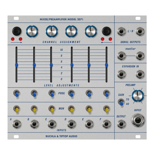 Buchla & Tiptop Audio Mixer/Preamplifier 207t
