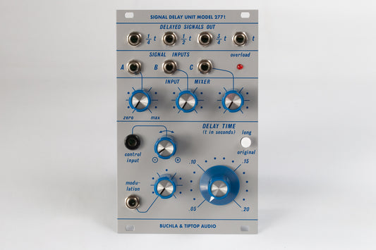 Buchla & Tiptop Audio SIGNAL DELAY UNIT MODEL 277t Pre-order