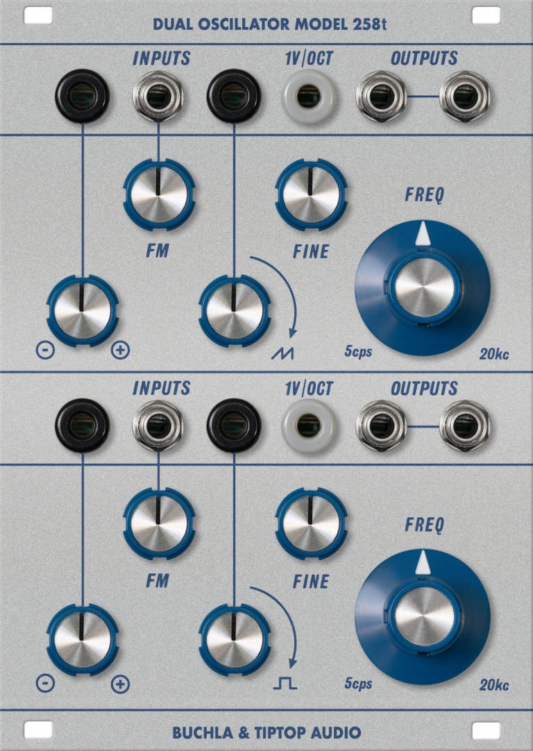 Buchla & Tiptop Audio Dual Oscillator Model 258t