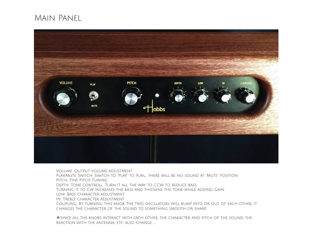 Hobbs Theremin Standard (hand built by Charles Hobbs)