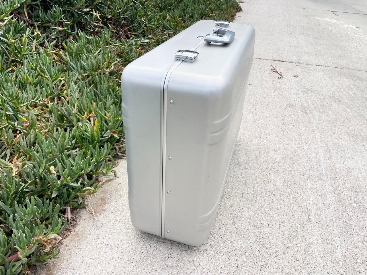 Buchla Tiptop 200t series with BPNYC ZERO Halliburton Eurorack Modular Travel Case SILVER 122hp 9U w/MARF
