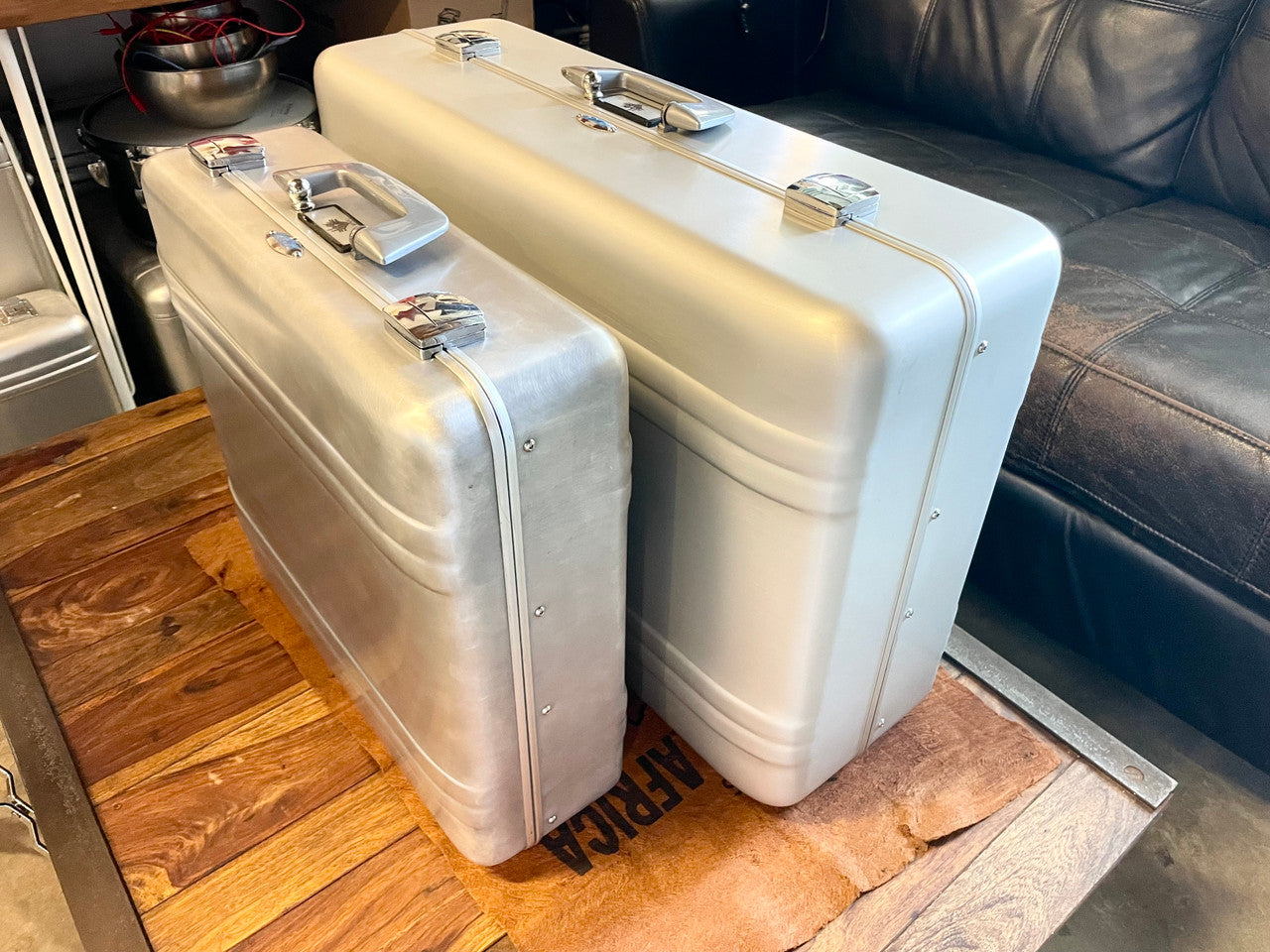 Buchla Tiptop 200t series with BPNYC ZERO Halliburton Eurorack Modular Travel Case 82hp 9U Streamlined
