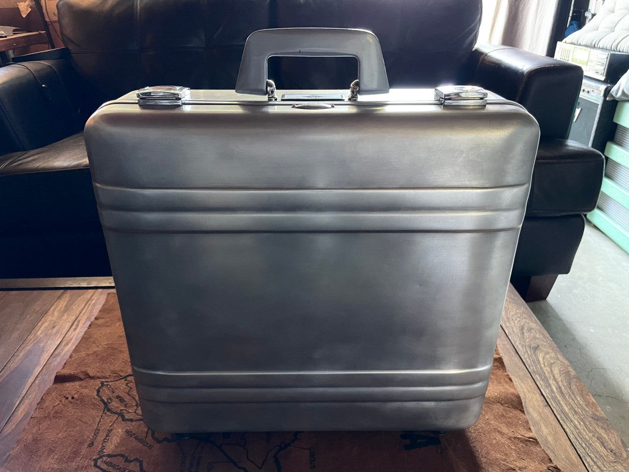 Buchla Tiptop 200t series with BPNYC ZERO Halliburton Eurorack Modular Travel Case 82hp 9U Streamlined