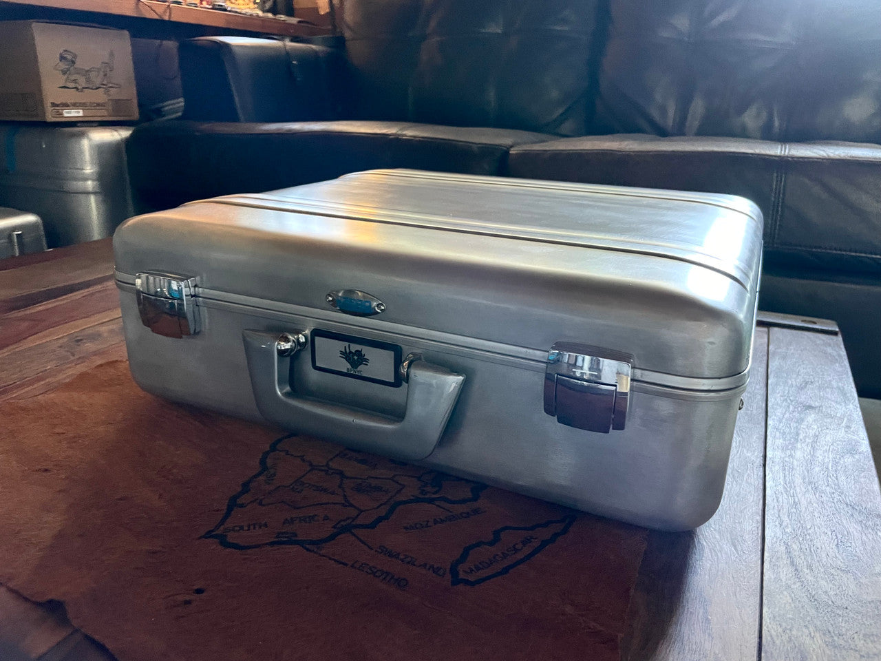 Buchla Tiptop 200t series with BPNYC ZERO Halliburton Eurorack Modular Travel Case 82hp 9U Streamlined