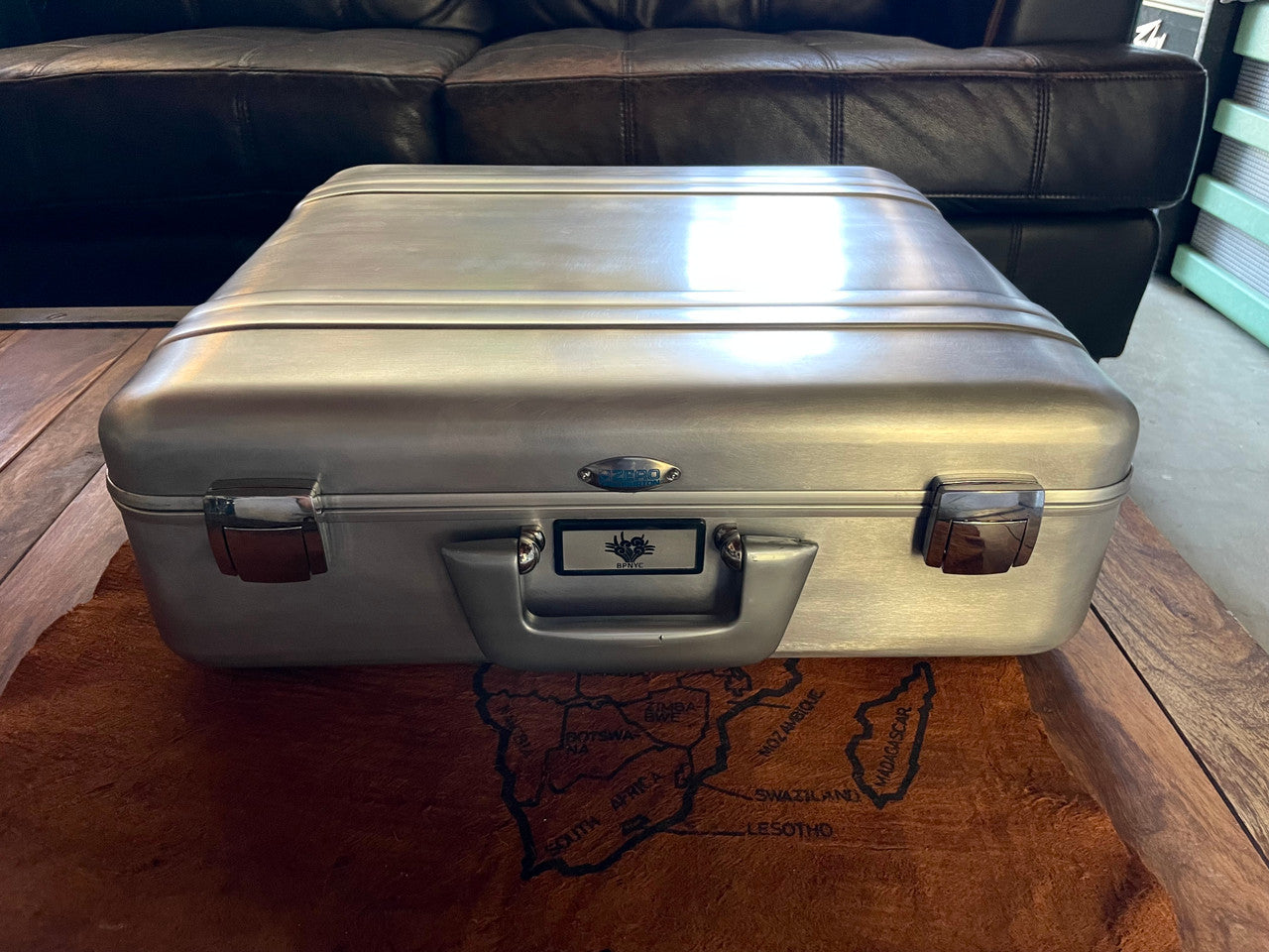 Buchla Tiptop 200t series with BPNYC ZERO Halliburton Eurorack Modular Travel Case 82hp 9U Streamlined