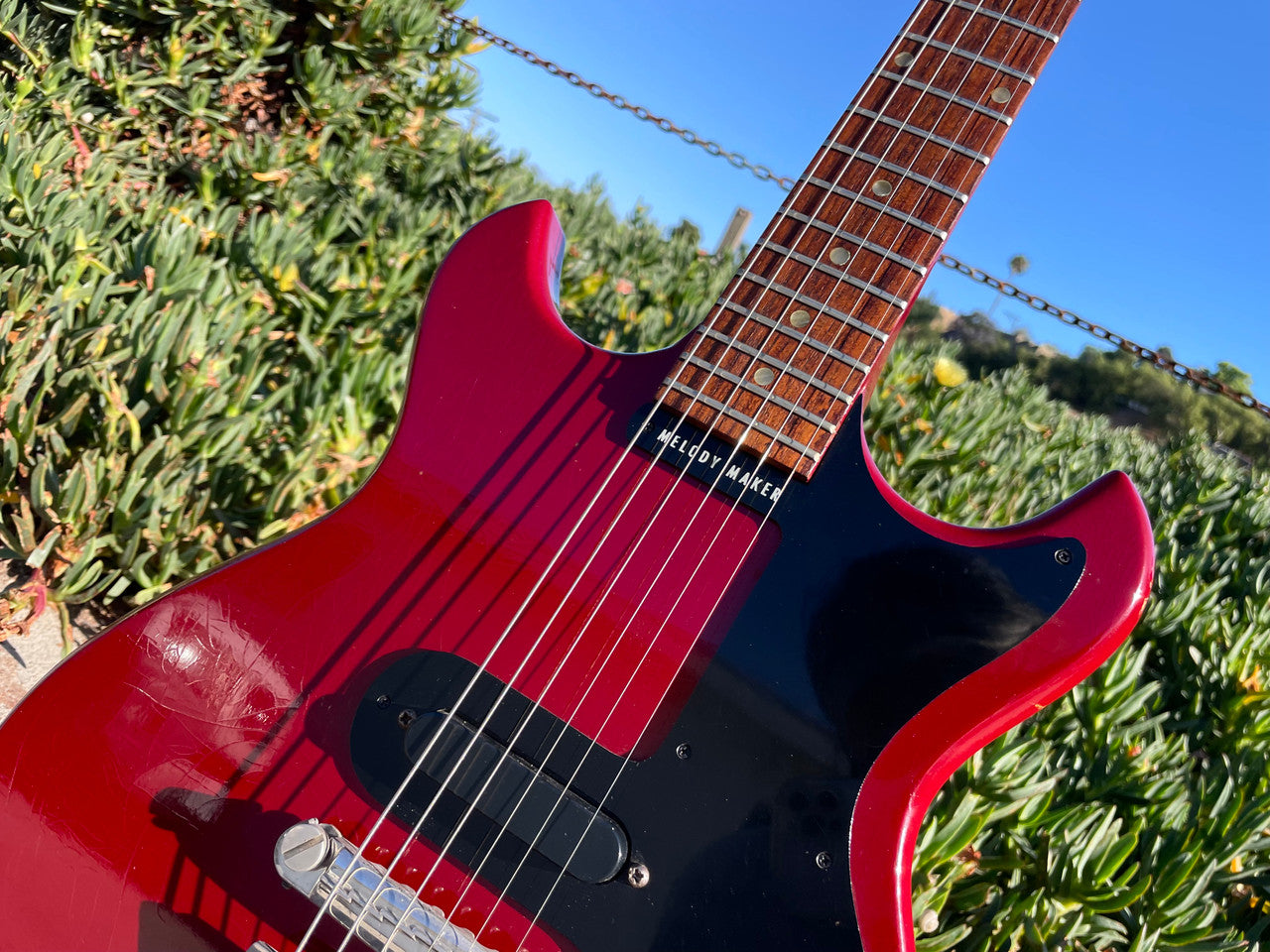 1965 Gibson melody Maker RARE “Ember Red”