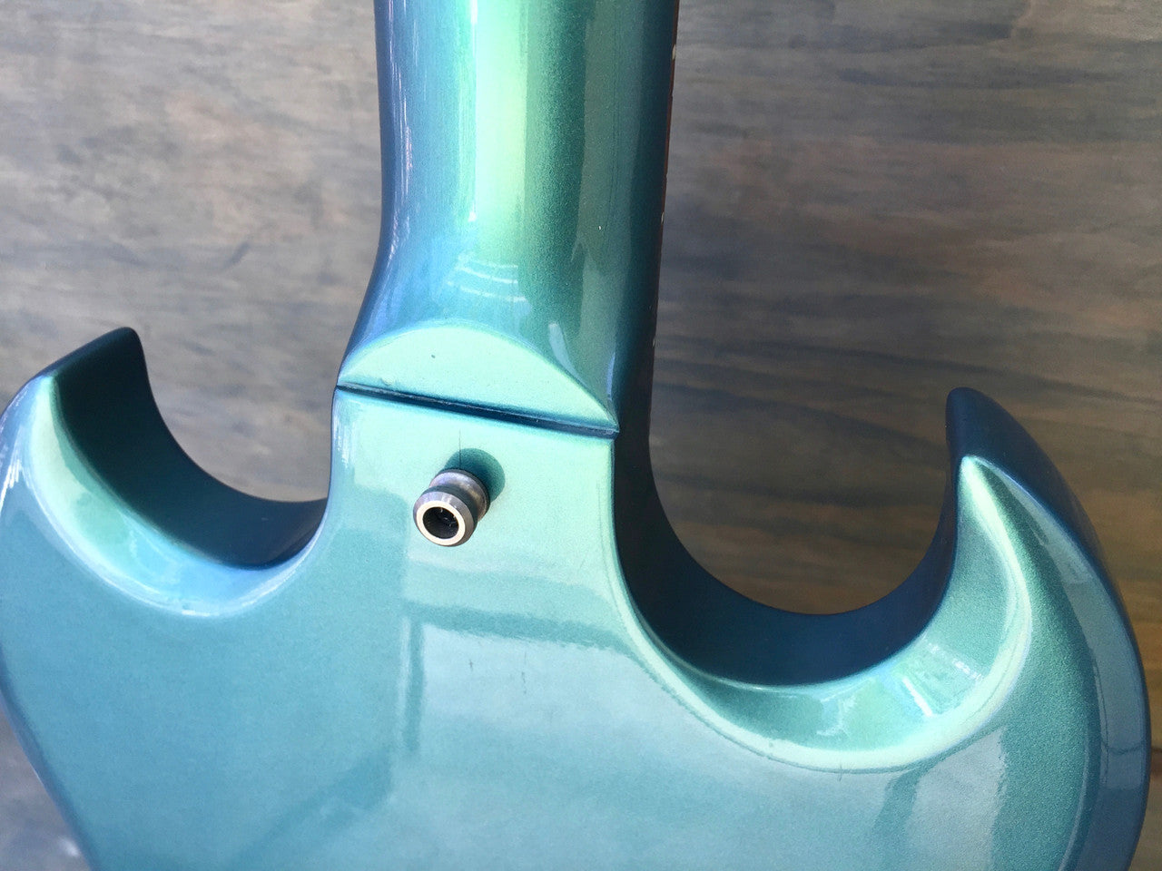 Gibson SG Blue Teal “Flip Flop” w/Bigsby B3 & Towner Down Tension Bar