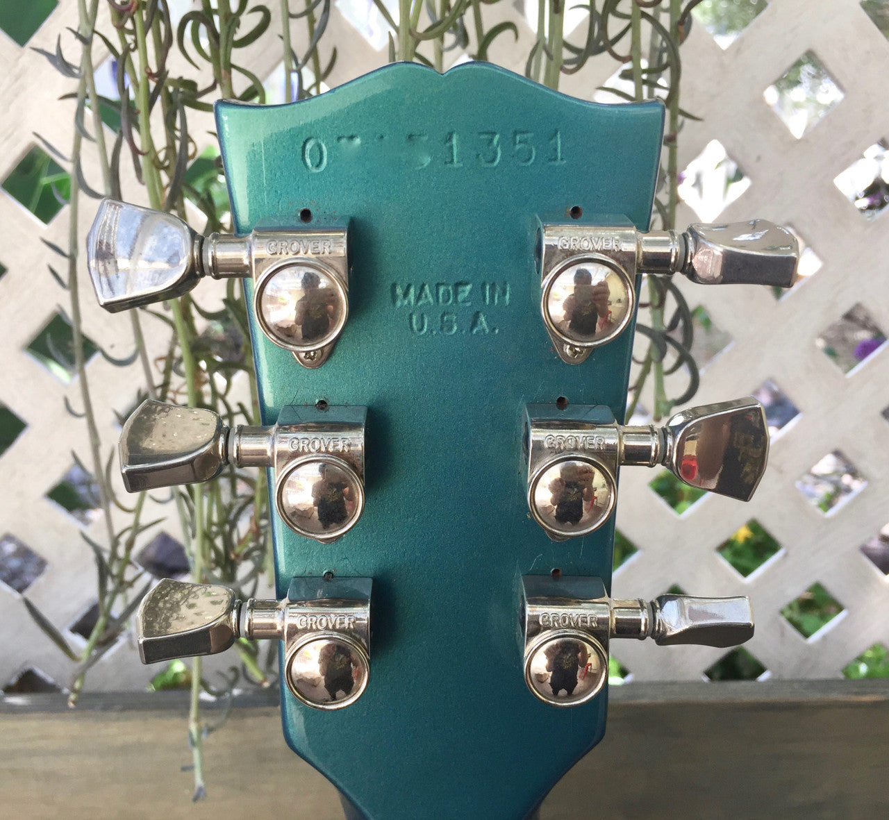 Gibson SG Blue Teal “Flip Flop” w/Bigsby B3 & Towner Down Tension Bar