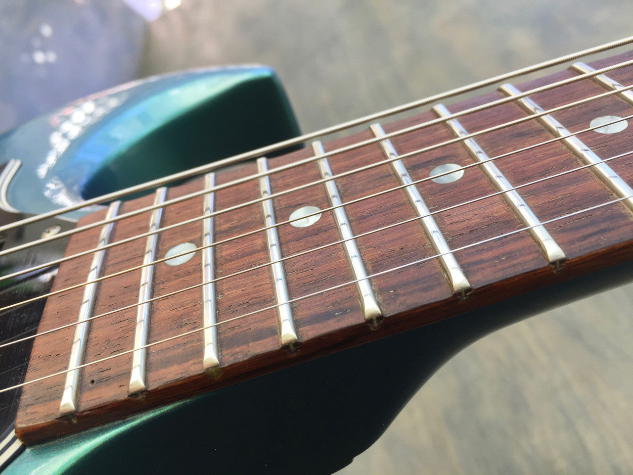 Gibson SG Blue Teal “Flip Flop” w/Bigsby B3 & Towner Down Tension Bar