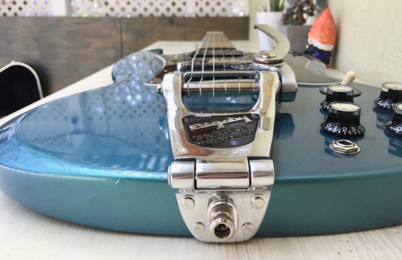 Gibson SG Blue Teal “Flip Flop” w/Bigsby B3 & Towner Down Tension Bar