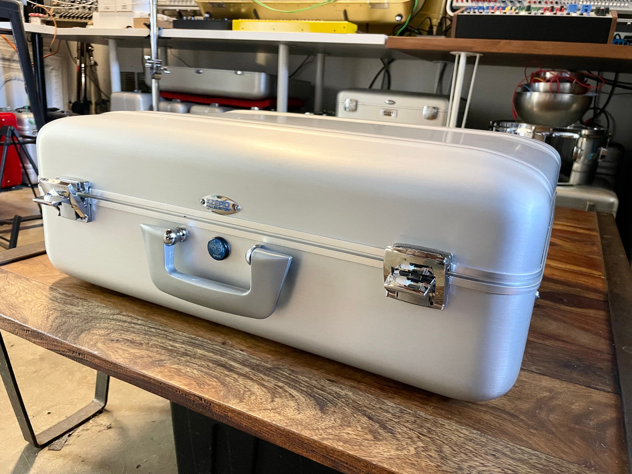 Buchla Tiptop 200t series with BPNYC ZERO Halliburton Eurorack Modular Travel Case 9U #4