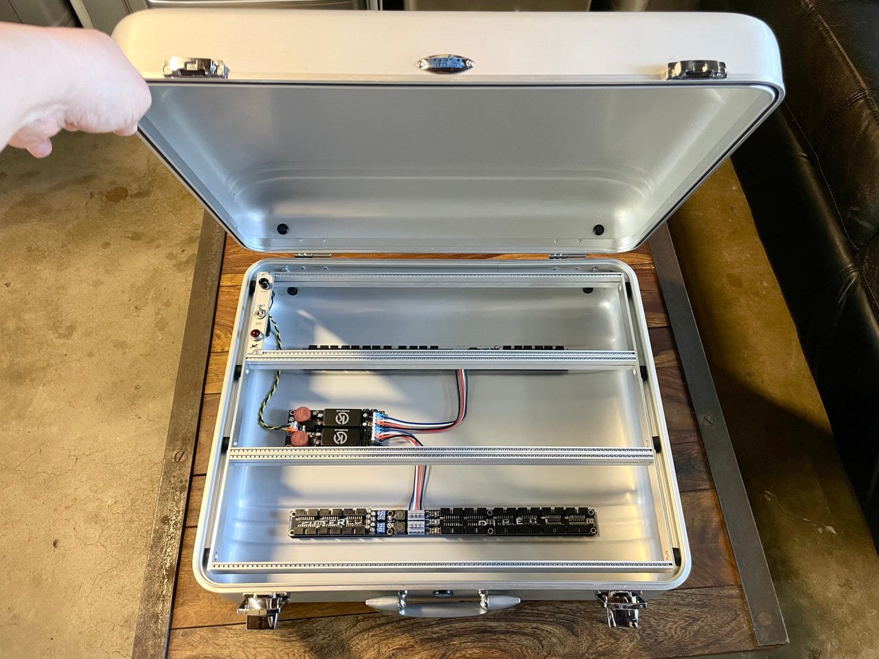 BPNYC ZERO Halliburton Eurorack Modular Travel Case NOS SILVER 96hp 9U