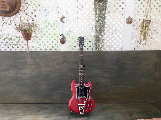 Gibson SG w/Bigsby B3 & Towner Down Tension Bar, Decoboom Streamline Pickguard Set
