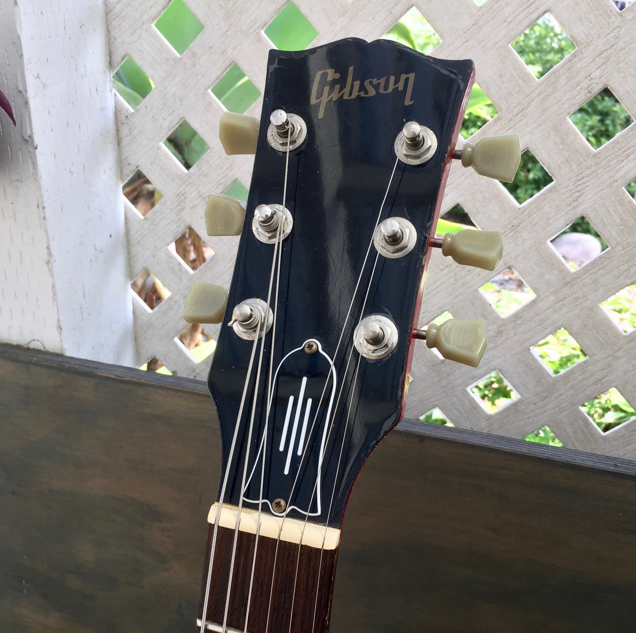 Gibson SG w/Bigsby B3 & Towner Down Tension Bar, Decoboom Streamline Pickguard Set