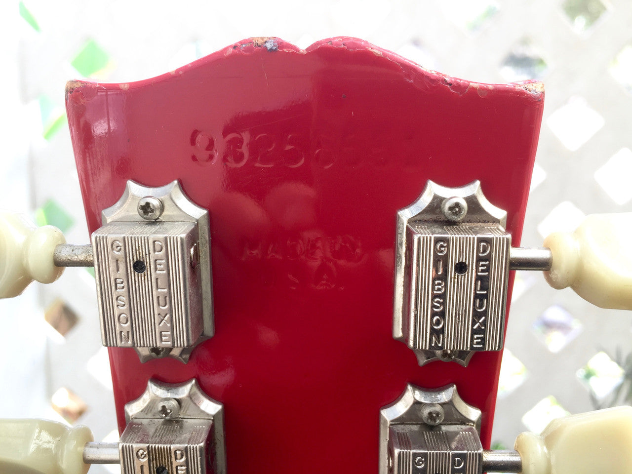 Gibson SG w/Bigsby B3 & Towner Down Tension Bar, Decoboom Streamline Pickguard Set