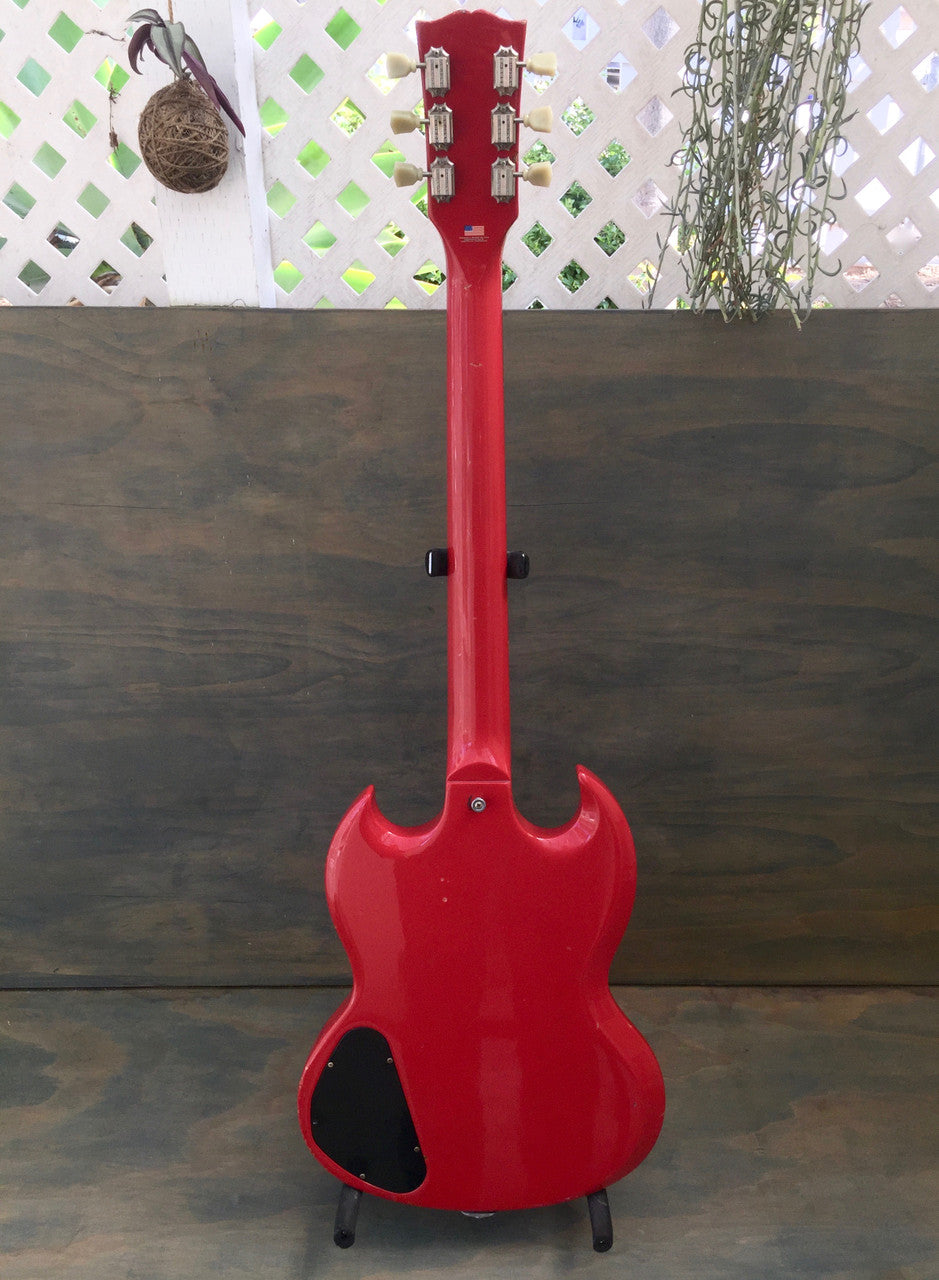 Gibson SG w/Bigsby B3 & Towner Down Tension Bar, Decoboom Streamline Pickguard Set