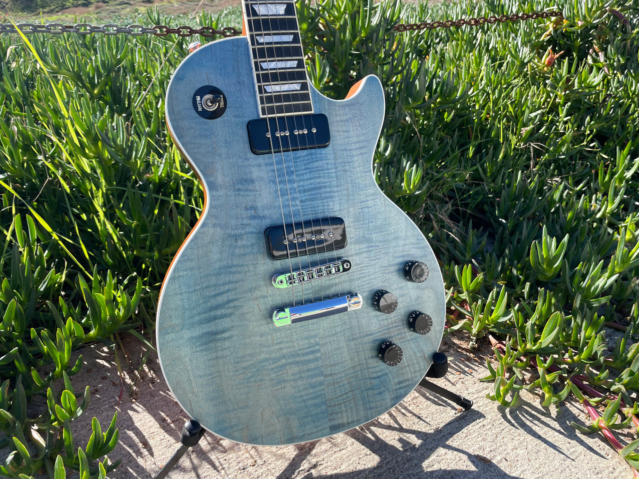 2018 Gibson Les Paul classic player plus Satin Ocean Blue