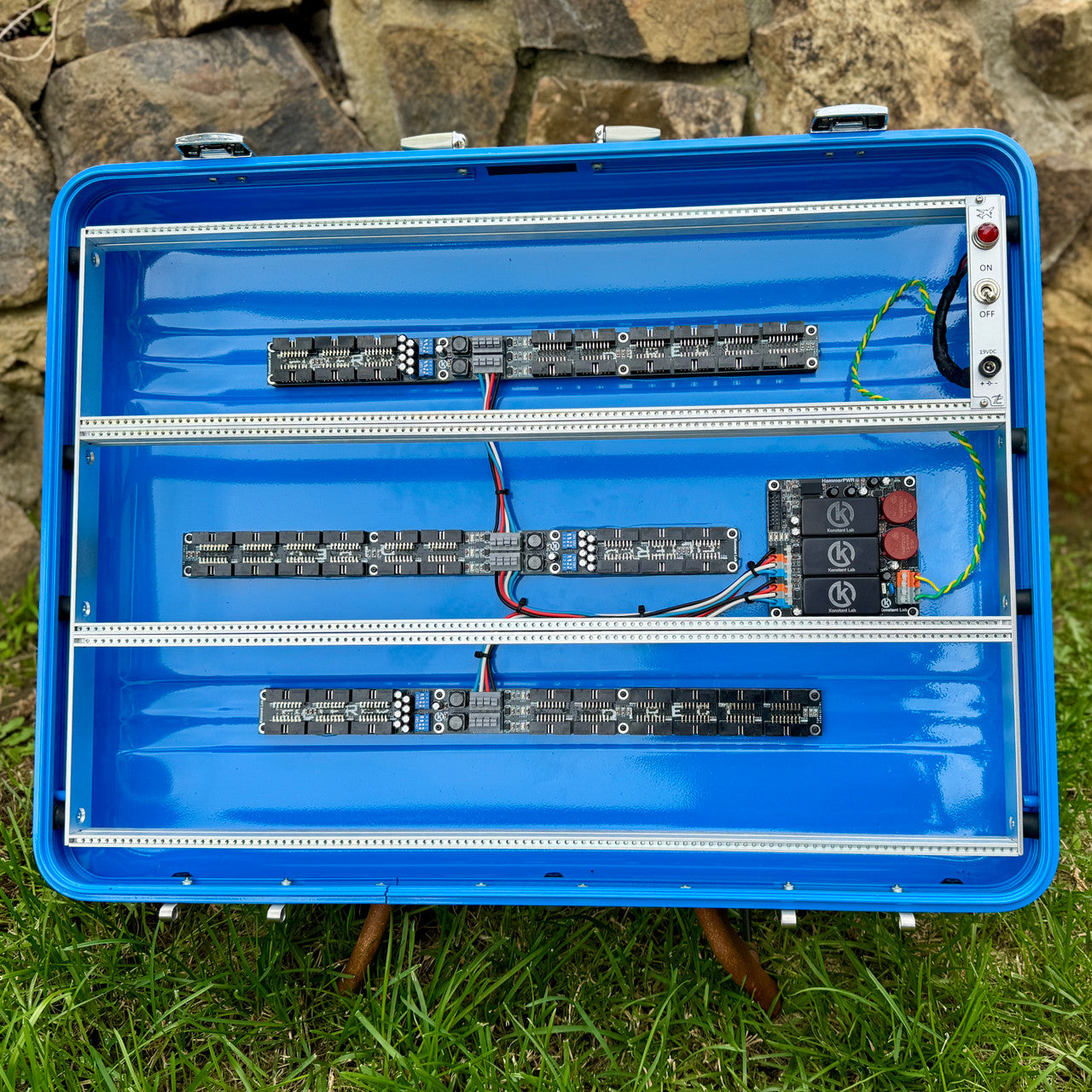 BPNYC ZERO Centurion Elite Eurorack Modular Travel Case 9U 336HP BLUE