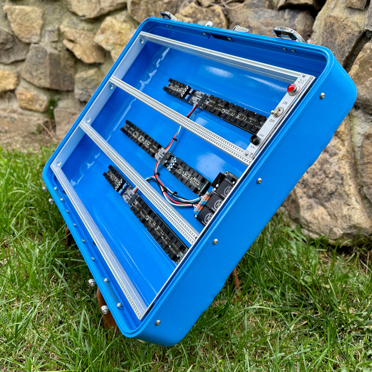BPNYC ZERO Centurion Elite Eurorack Modular Travel Case 9U 336HP BLUE