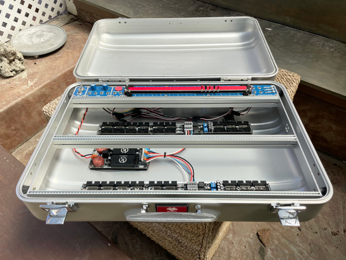 BPNYC ZERO Halliburton Eurorack Modular Travel Case w/Pulp Logic 1U Pre-Order