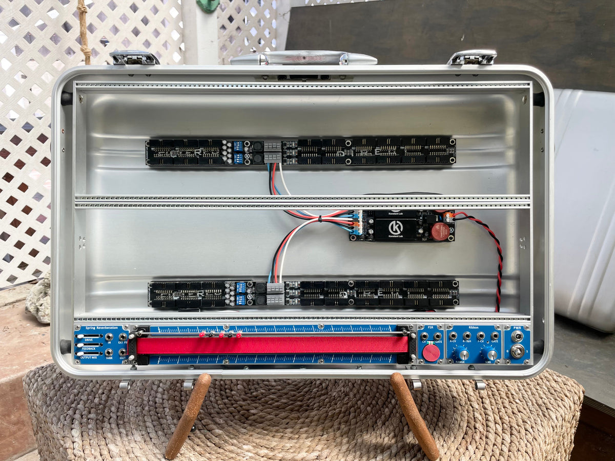BPNYC ZERO Halliburton Eurorack Modular Travel Case w/Pulp Logic 1U Pre-Order