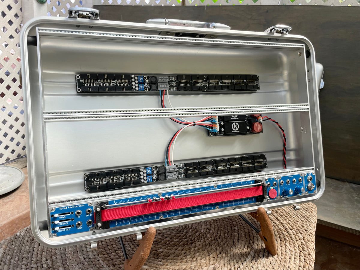 BPNYC ZERO Halliburton Eurorack Modular Travel Case w/Pulp Logic 1U Pre-Order