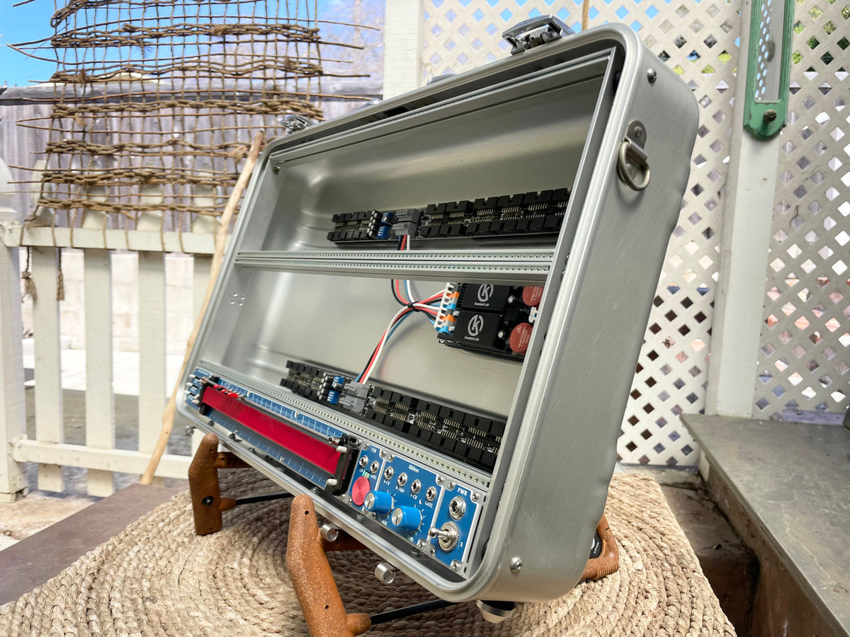 BPNYC ZERO Halliburton Eurorack Modular Travel Case w/Pulp Logic 1U Pre-Order
