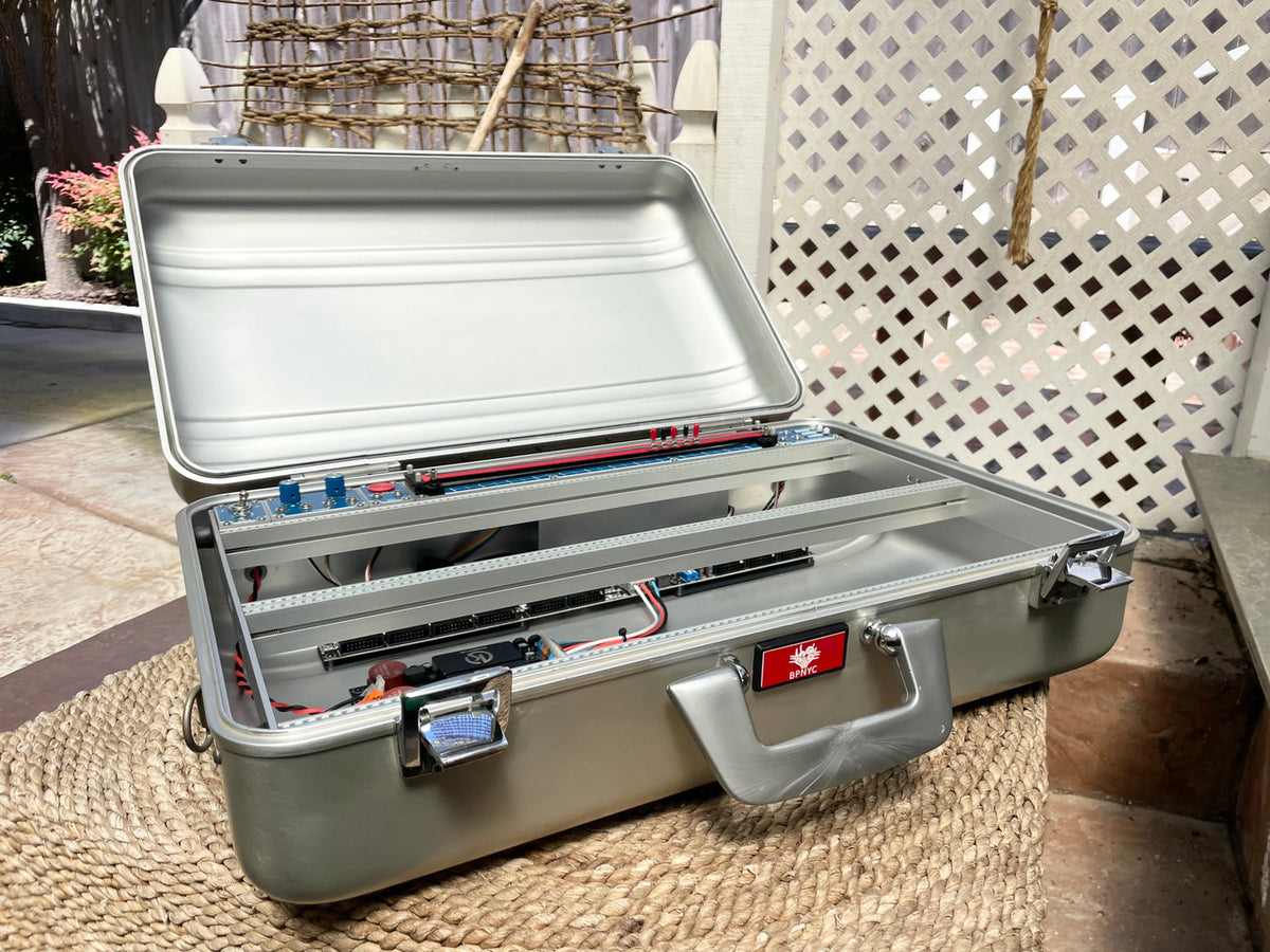 BPNYC ZERO Halliburton Eurorack Modular Travel Case w/Pulp Logic 1U Pre-Order