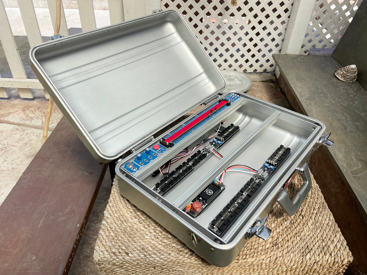 BPNYC ZERO Halliburton Eurorack Modular Travel Case w/Pulp Logic 1U Pre-Order