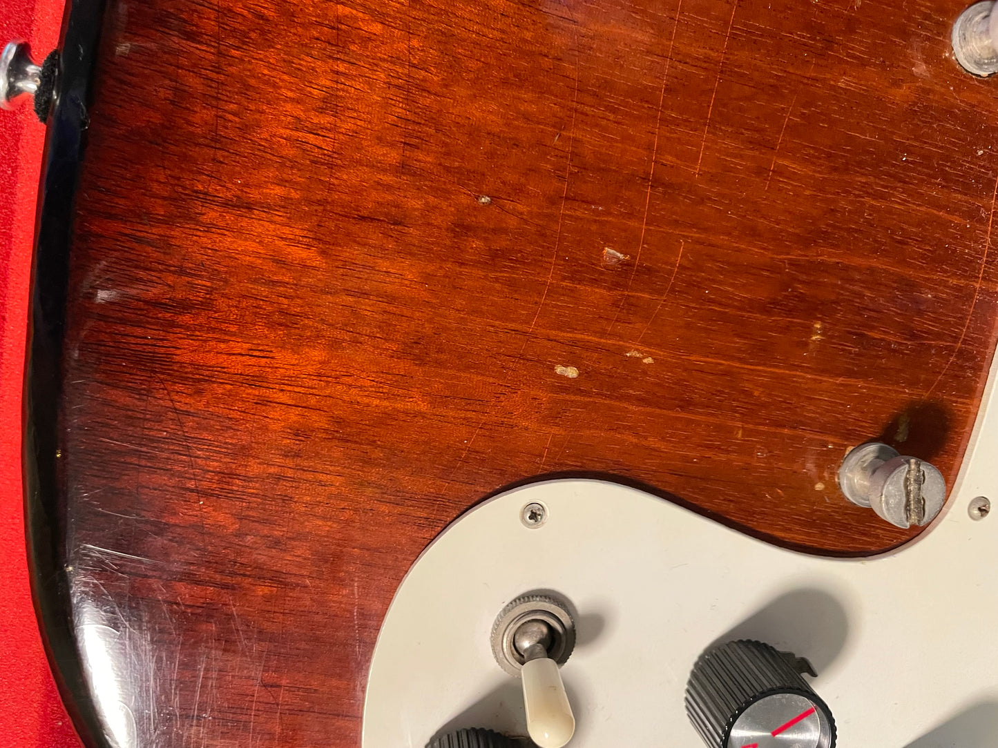 1964 Epiphone Olympic Double Sunburst "Batwing" headstock