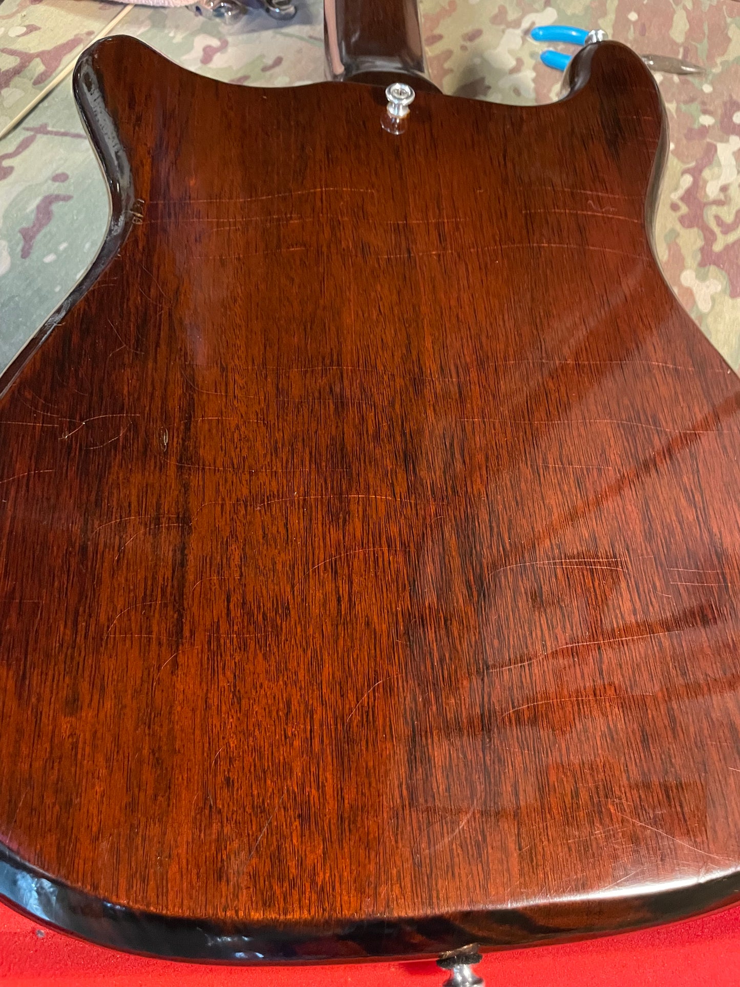 1964 Epiphone Olympic Double Sunburst "Batwing" headstock