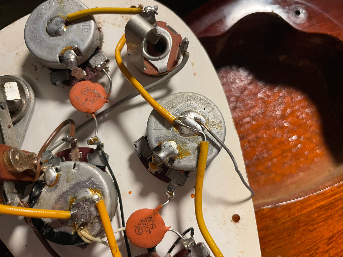 1964 Epiphone Olympic Double Sunburst "Batwing" headstock
