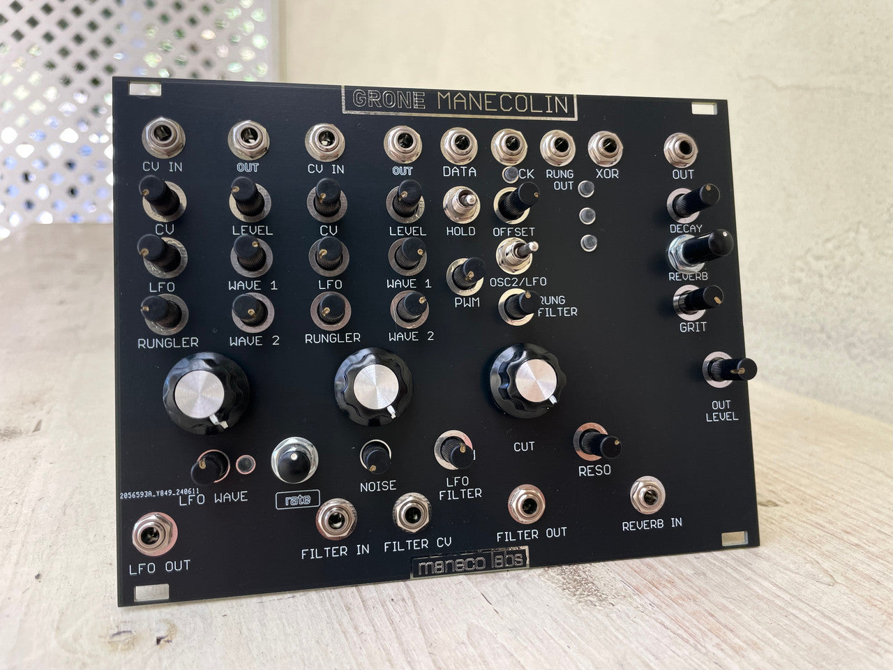 Maneco Labs GRONE MANECOLIN BLACK(eurorack)