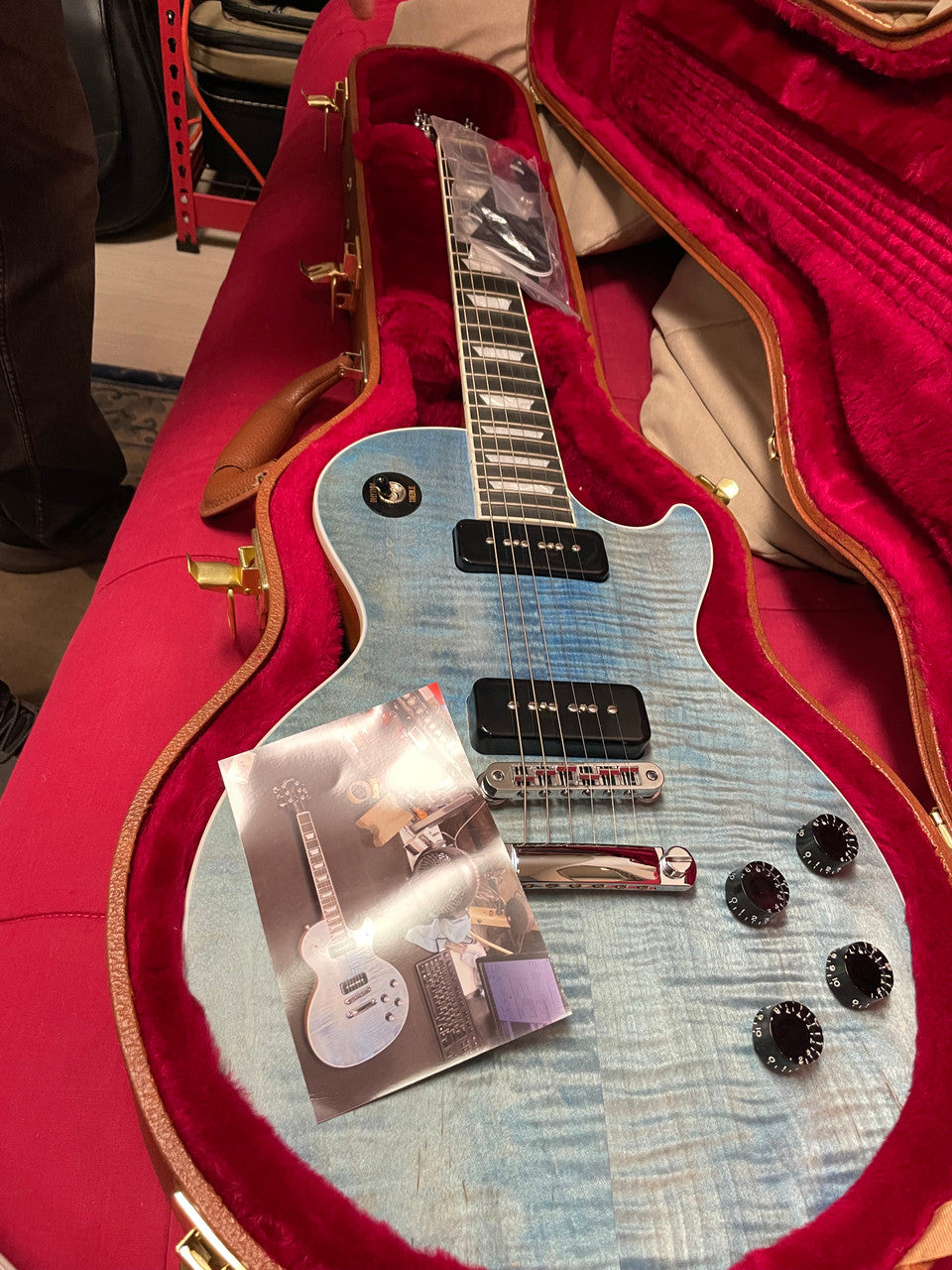 2018 Gibson Les Paul classic player plus Satin Ocean Blue