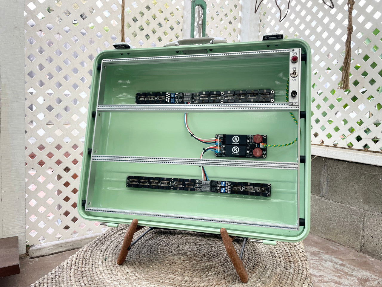 Buchla Tiptop 200t series with BPNYC ZERO Halliburton Eurorack Modular Travel Case 9U #2
