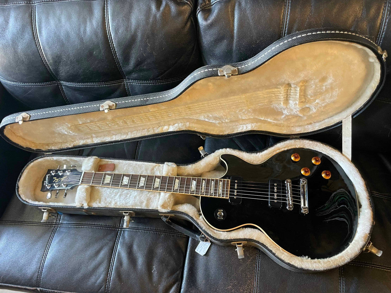GIBSON 2011 LES PAUL TRADITIONAL PRO SPLIT COIL P90 EBONY